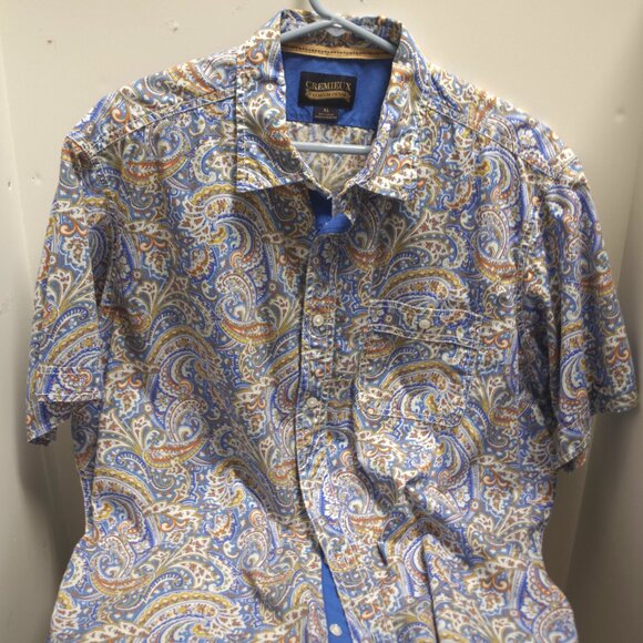CREMIEUX SHIRT PAISELY - Picture 1 of 3